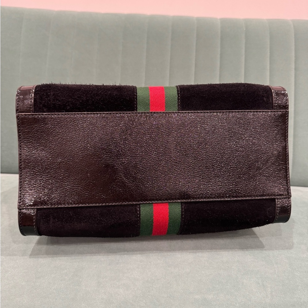 Gucci Suede Medium Ophidia Tote / 524537 I Includes strap and dust bag I - Picture 10 of 11